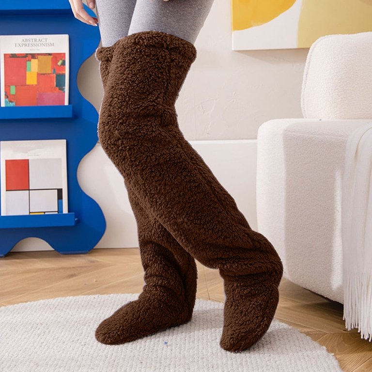 FuzzyToes Long Fuzzy Socks