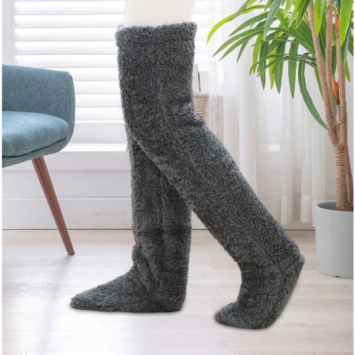 FuzzyToes Long Fuzzy Socks