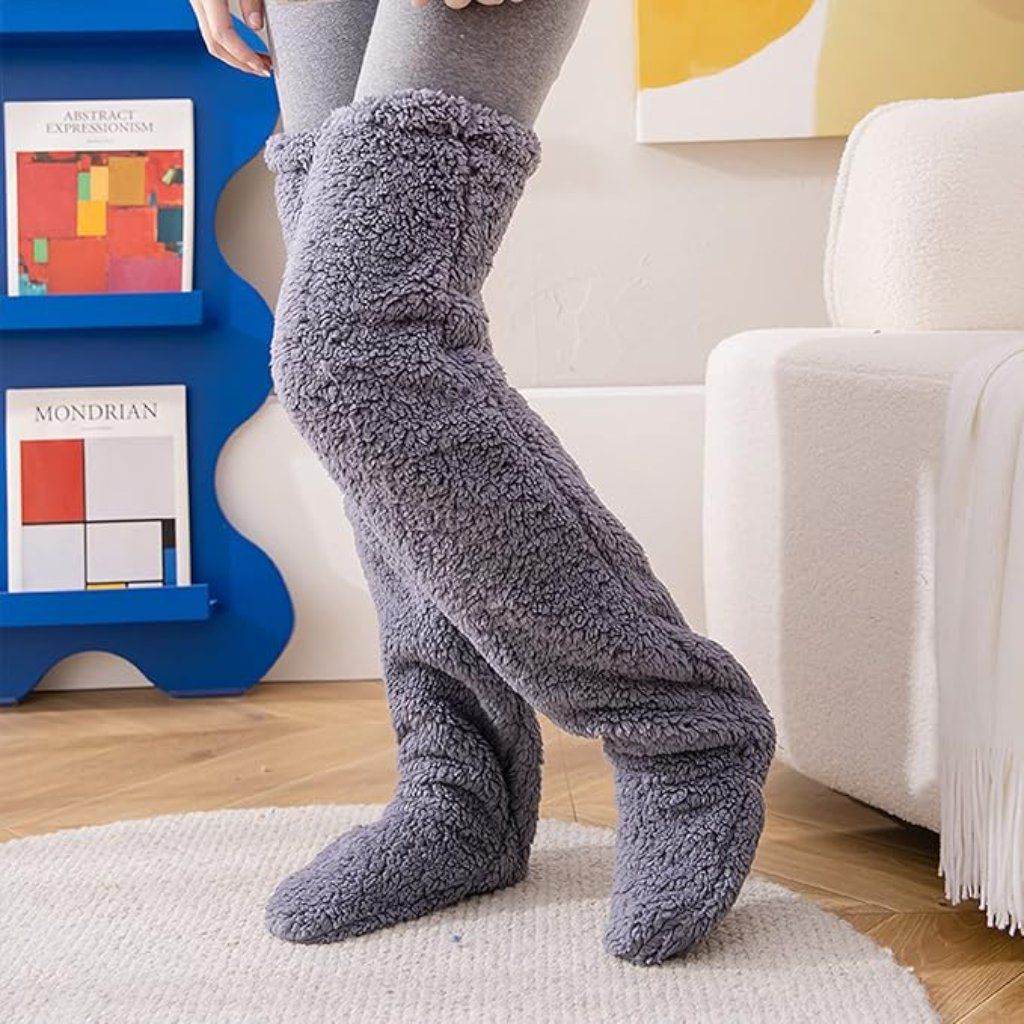 FuzzyToes Long Fuzzy Socks