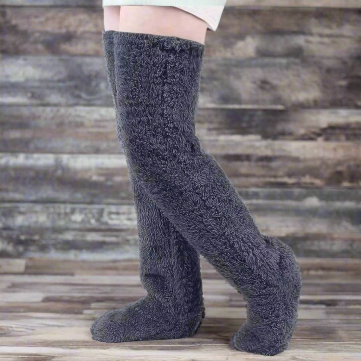 FuzzyToes Long Fuzzy Socks